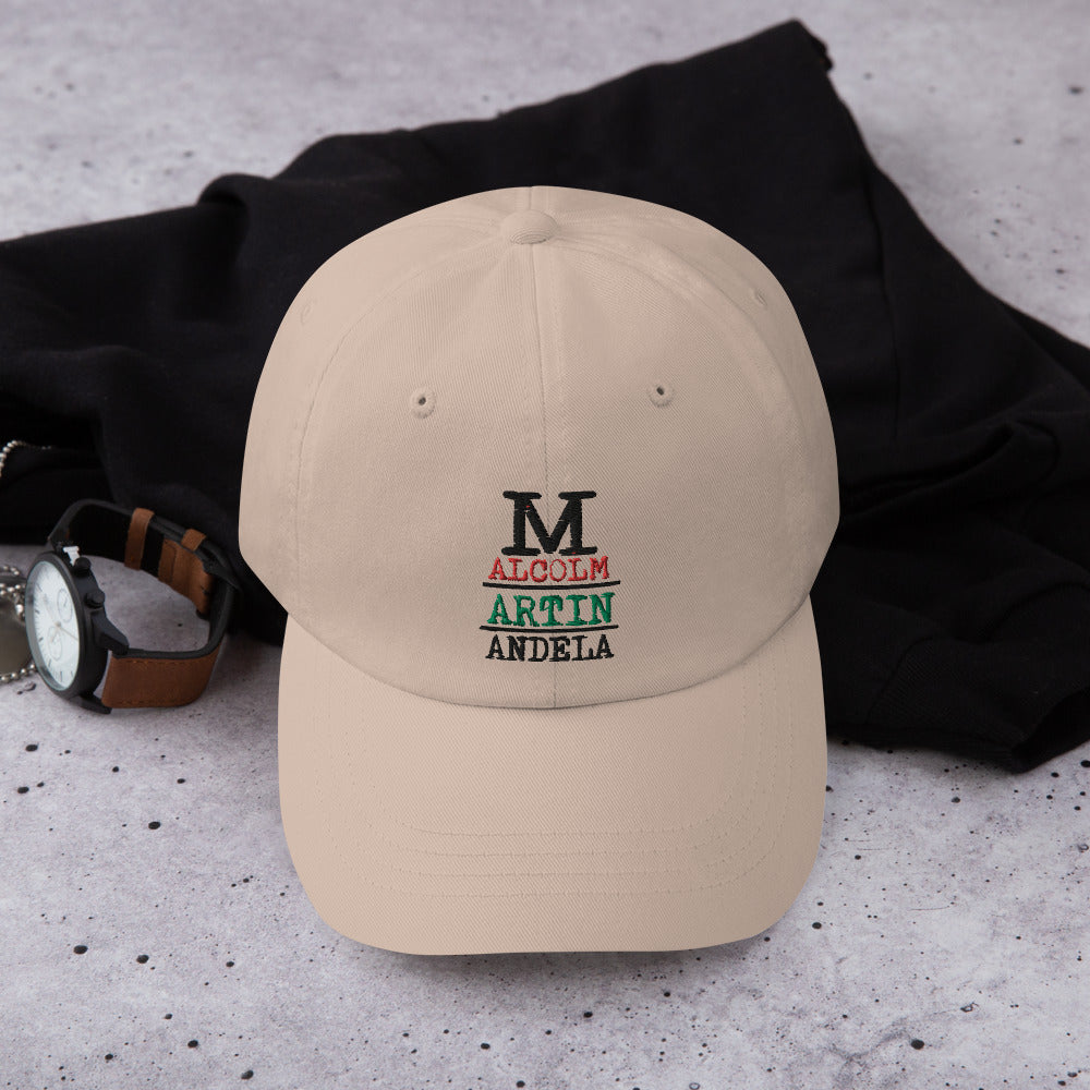 Malcolm Martin Mandela Dad Hat