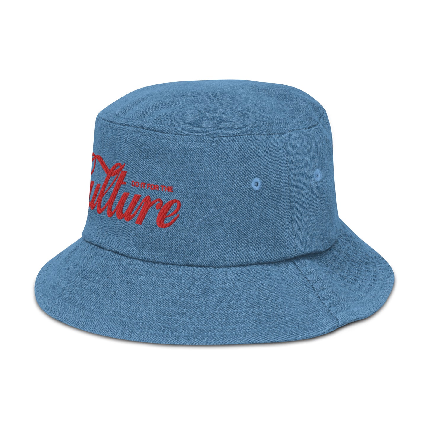 Do It For The Culture Denim Bucket Hat