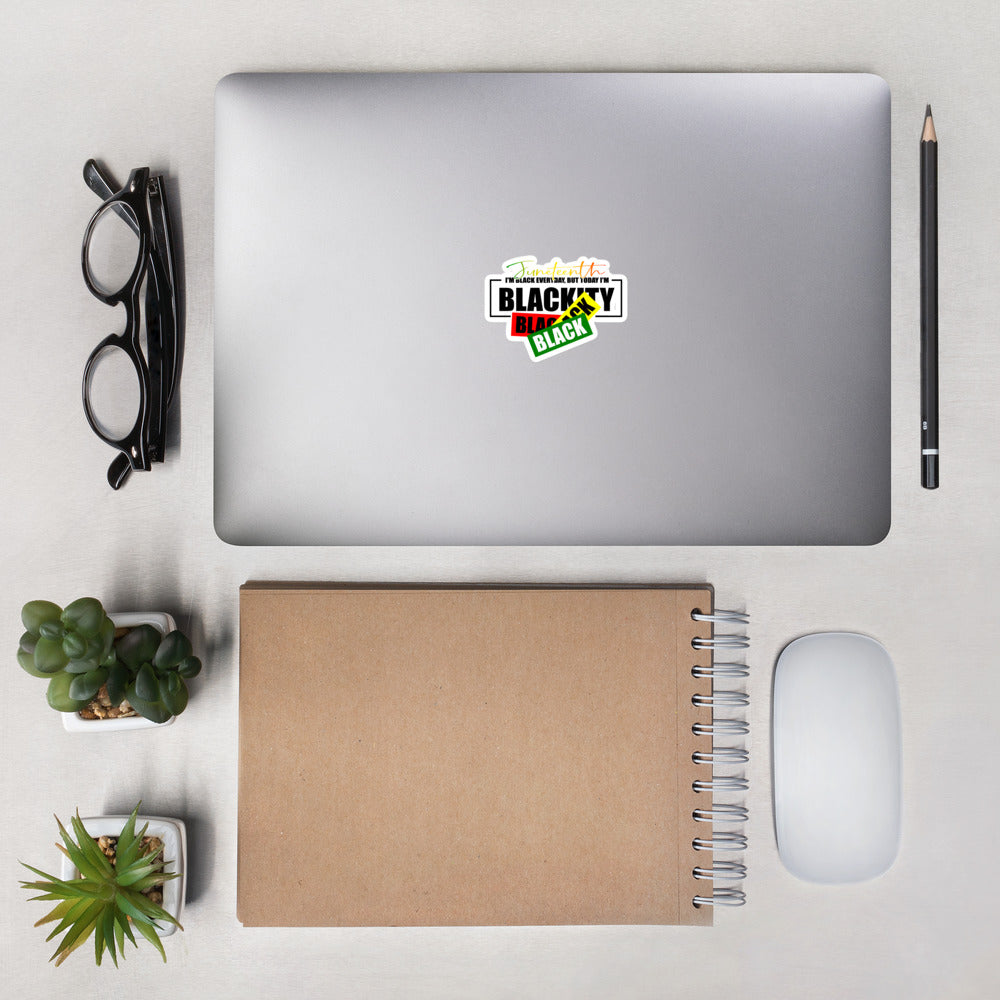 Juneteenth Black Black Bubble-free Stickers