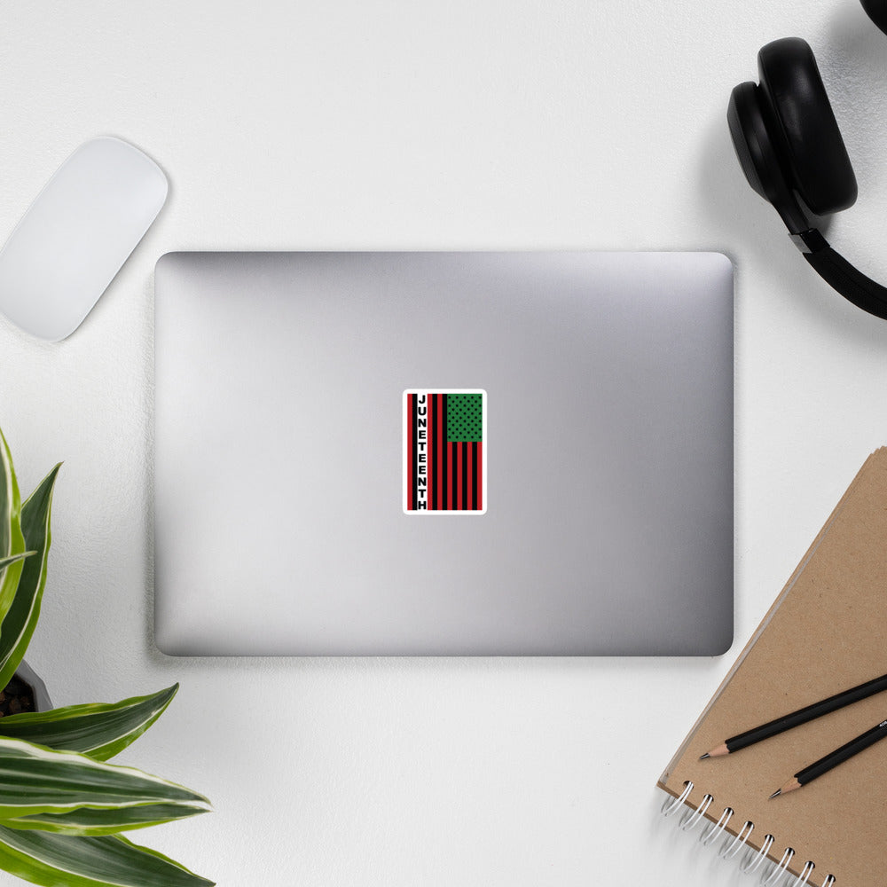 Juneteenth Flag Bubble-free Stickers