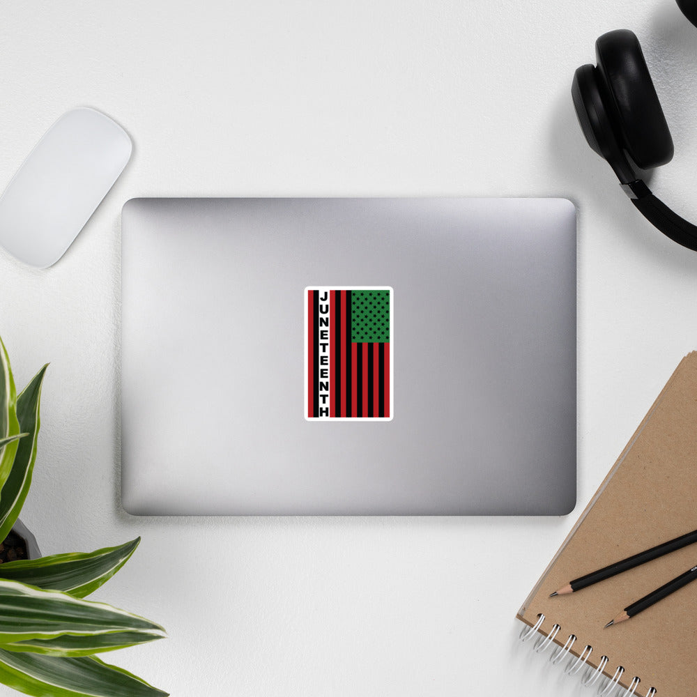 Juneteenth Flag Bubble-free Stickers