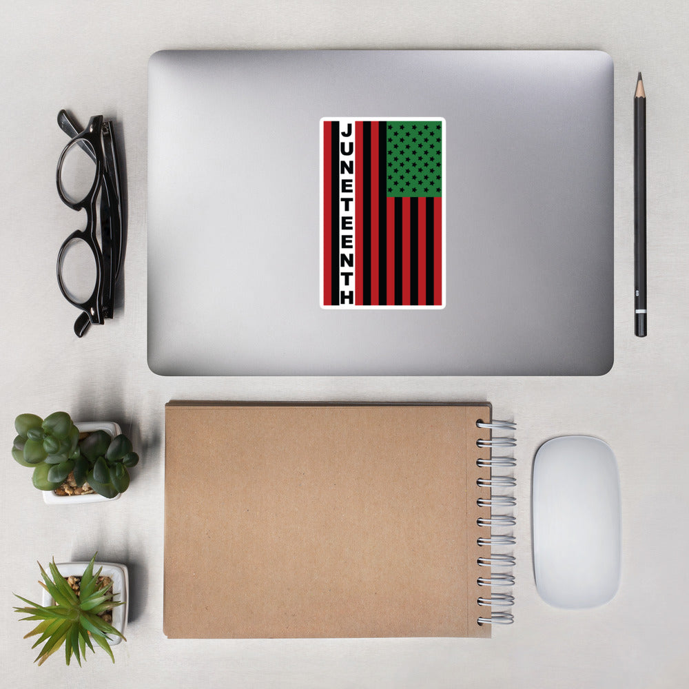 Juneteenth Flag Bubble-free Stickers