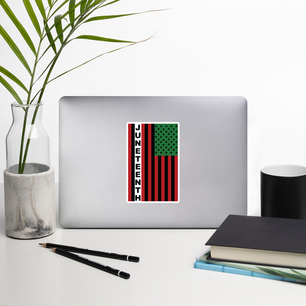 Juneteenth Flag Bubble-free Stickers