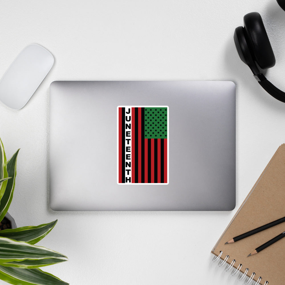 Juneteenth Flag Bubble-free Stickers