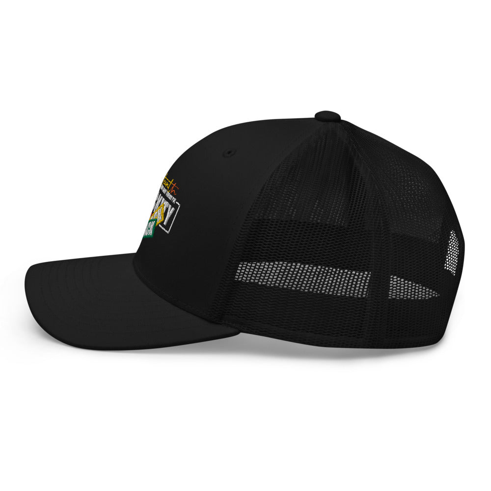 Juneteenth Black Black Trucker Hat