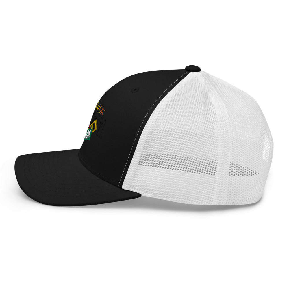 Juneteenth Black Black Trucker Hat