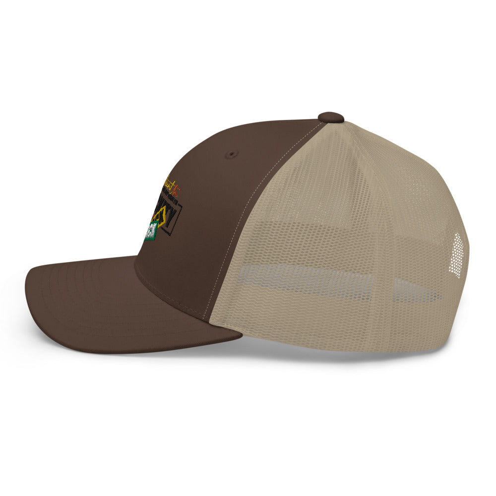 Juneteenth Black Black Trucker Hat