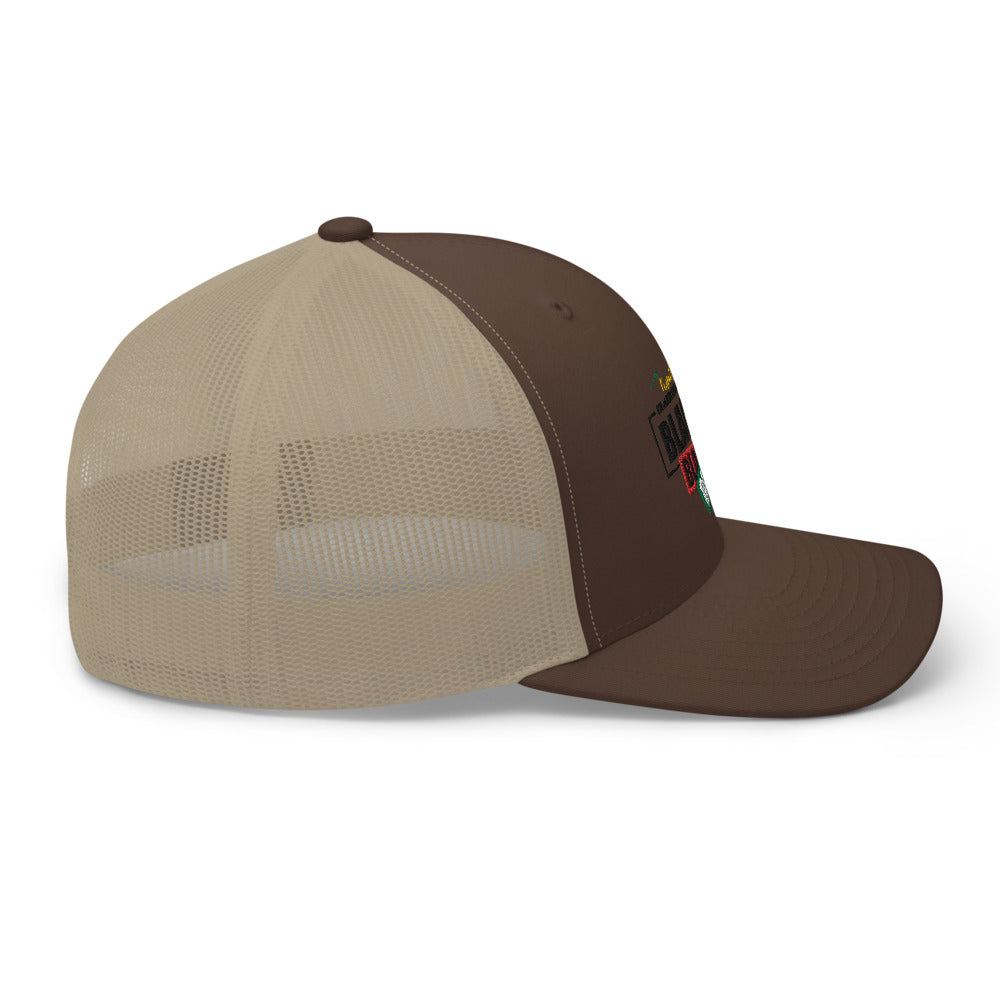 Juneteenth Black Black Trucker Hat