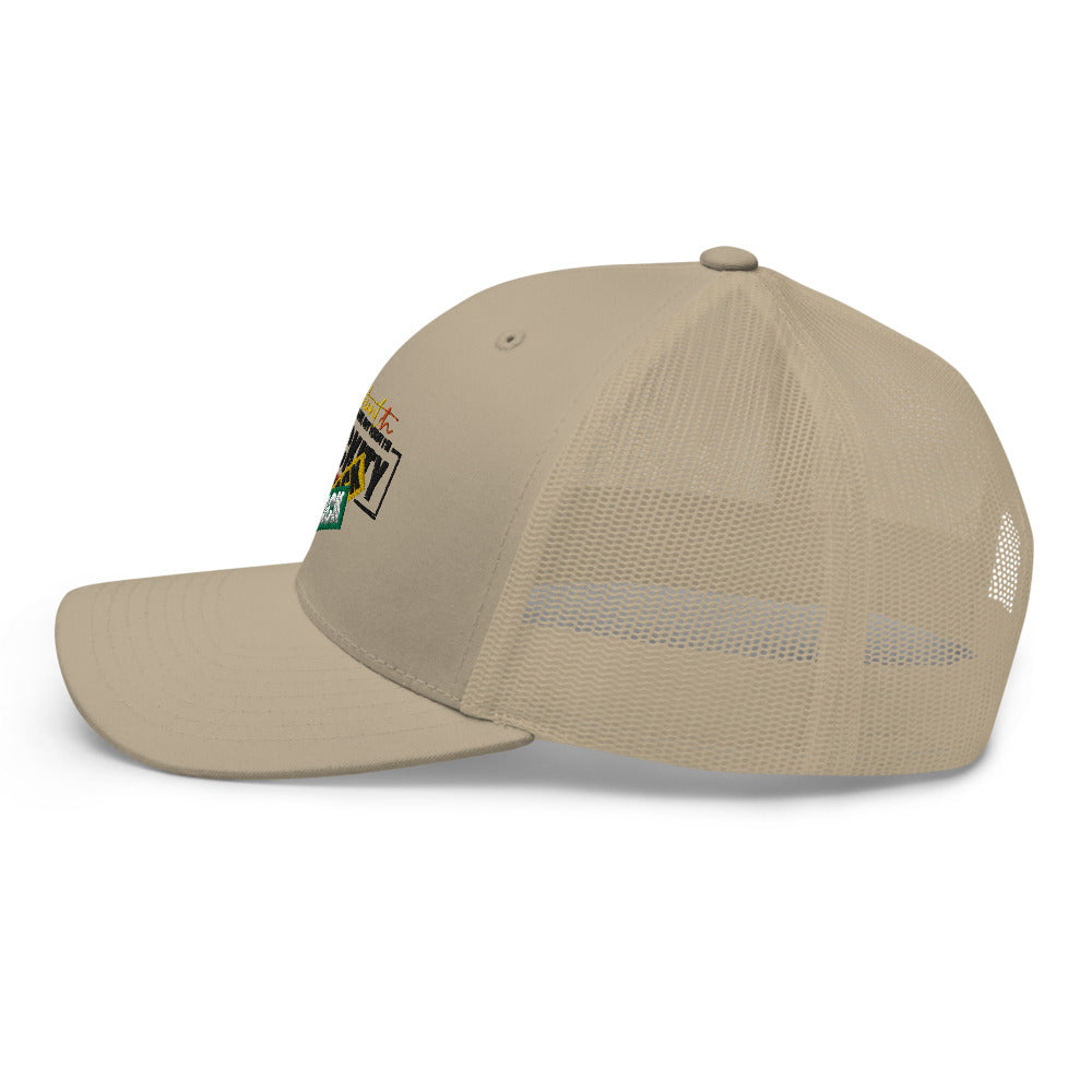 Juneteenth Black Black Trucker Hat