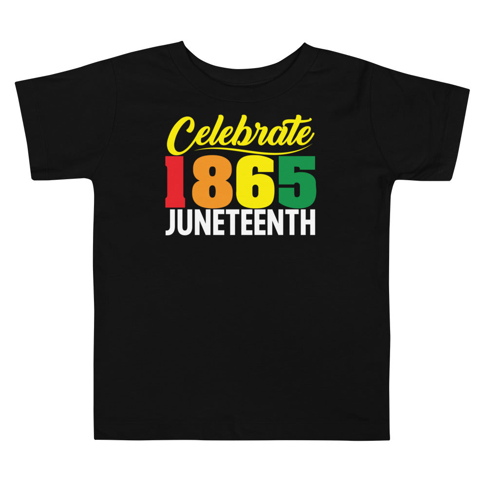 Celebrate 1865 Juneteenth Premium Soft Toddler Tee