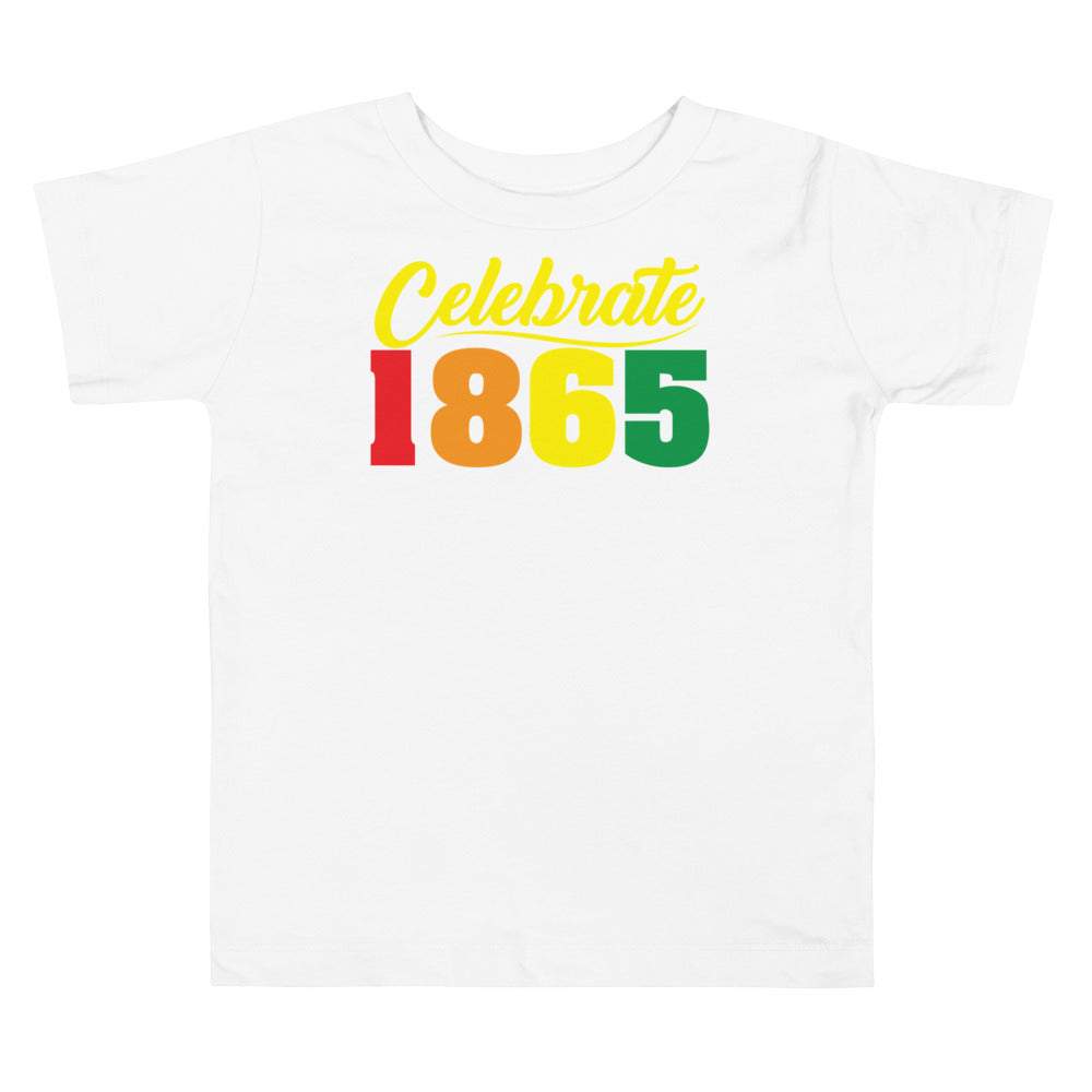 Celebrate 1865 Juneteenth Premium Soft Toddler Tee