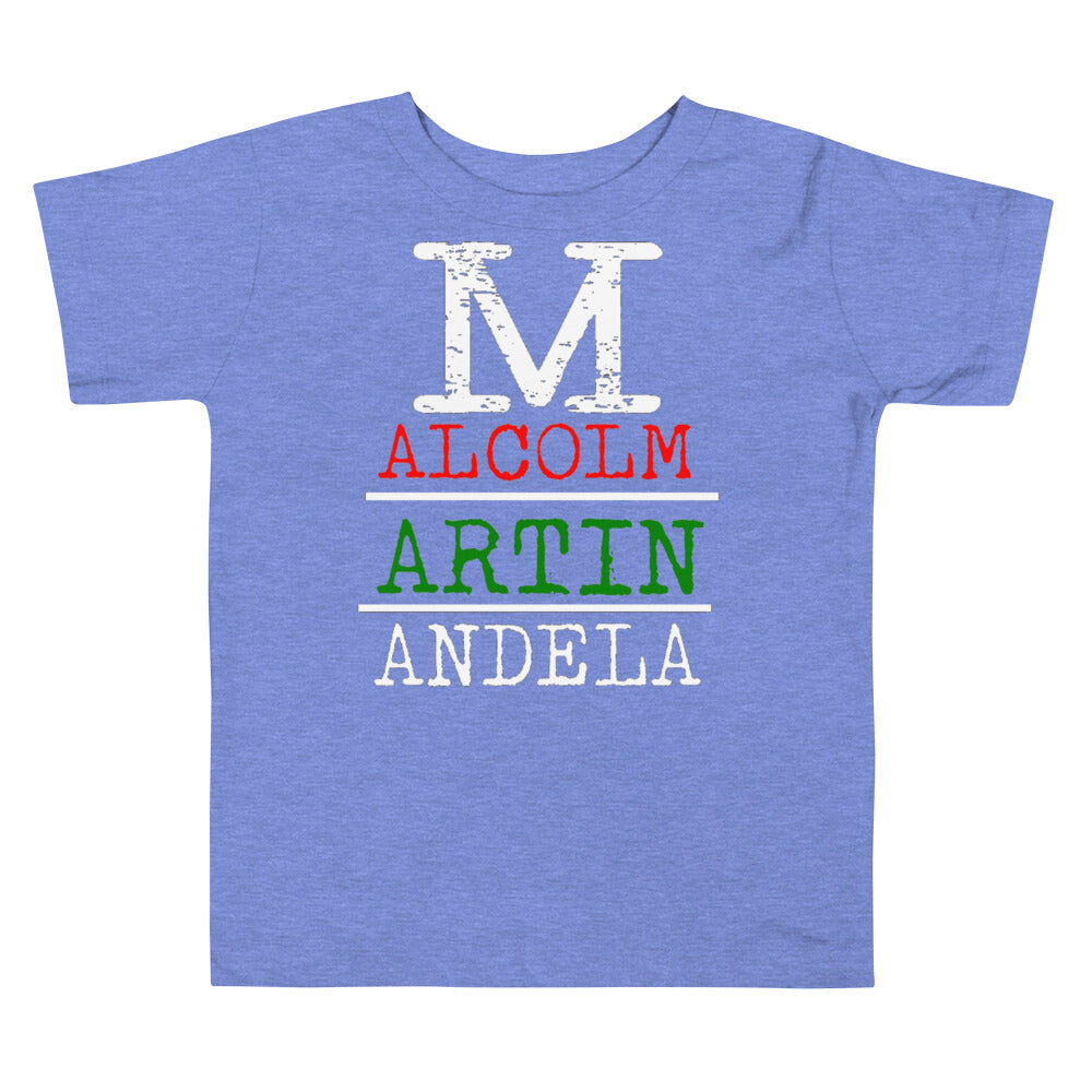 Malcolm Martin Mandela Premium Soft Unisex Toddler Tee