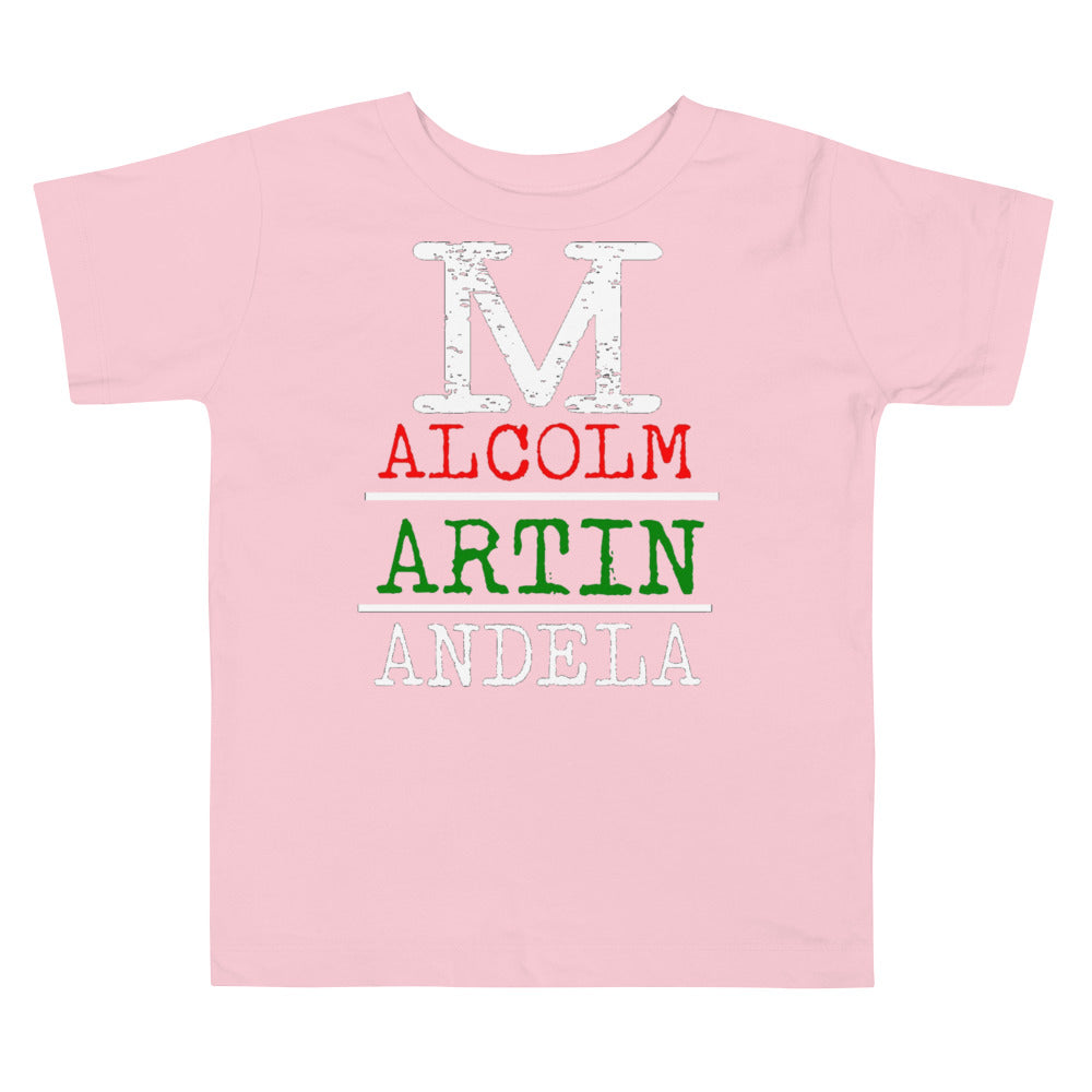 Malcolm Martin Mandela Premium Soft Unisex Toddler Tee