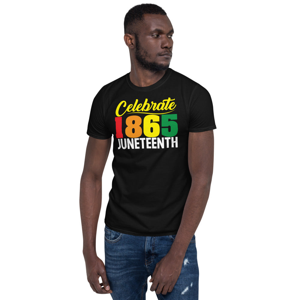 Celebrate 1865 Juneteenth Softstyle Unisex Tee