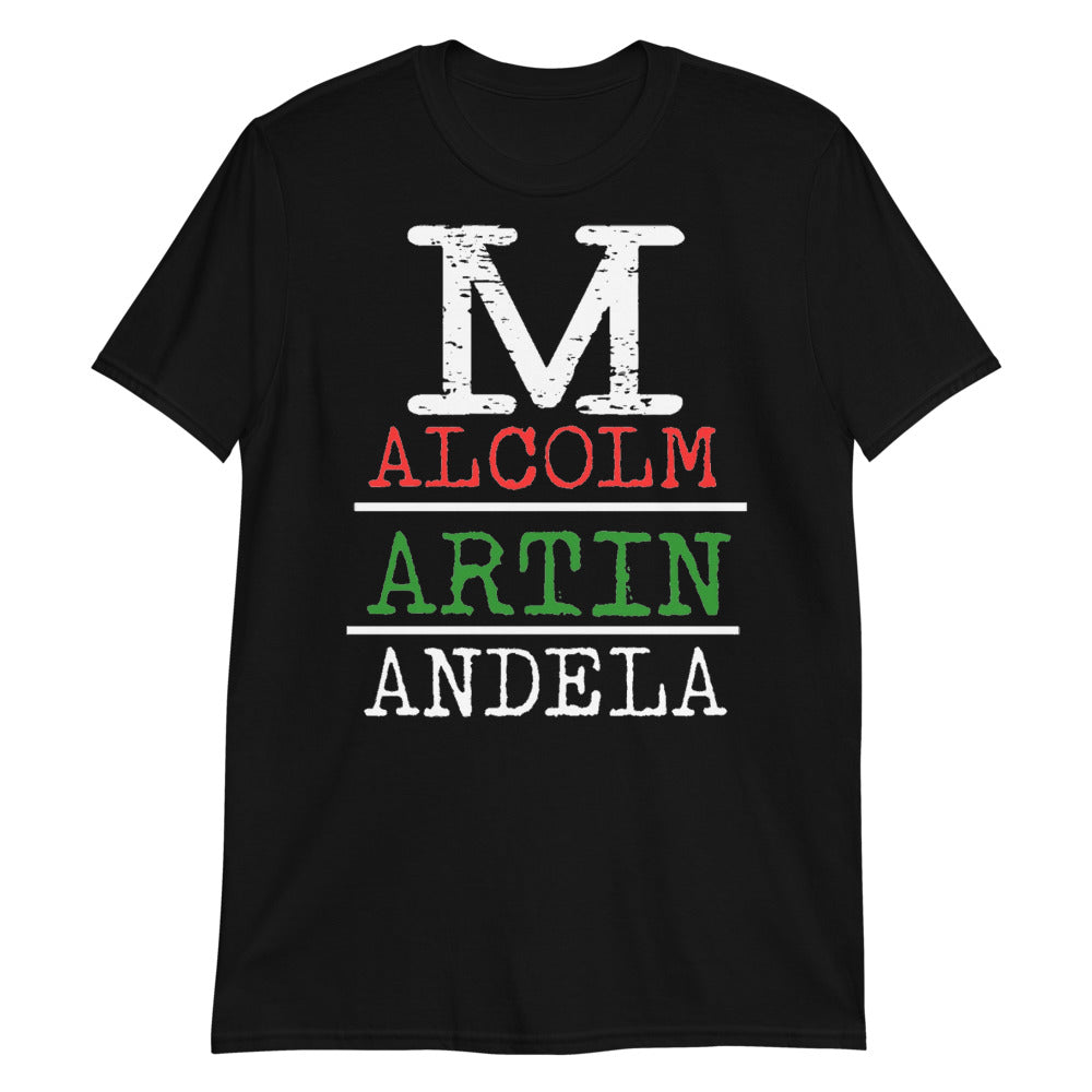 Malcolm Martin Mandela Softstyle Unisex Tee