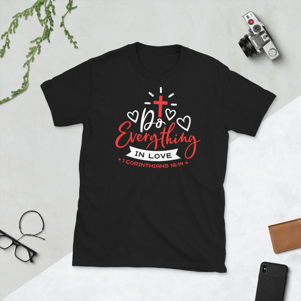 Do Everything With Love Softstyle Unisex Tee