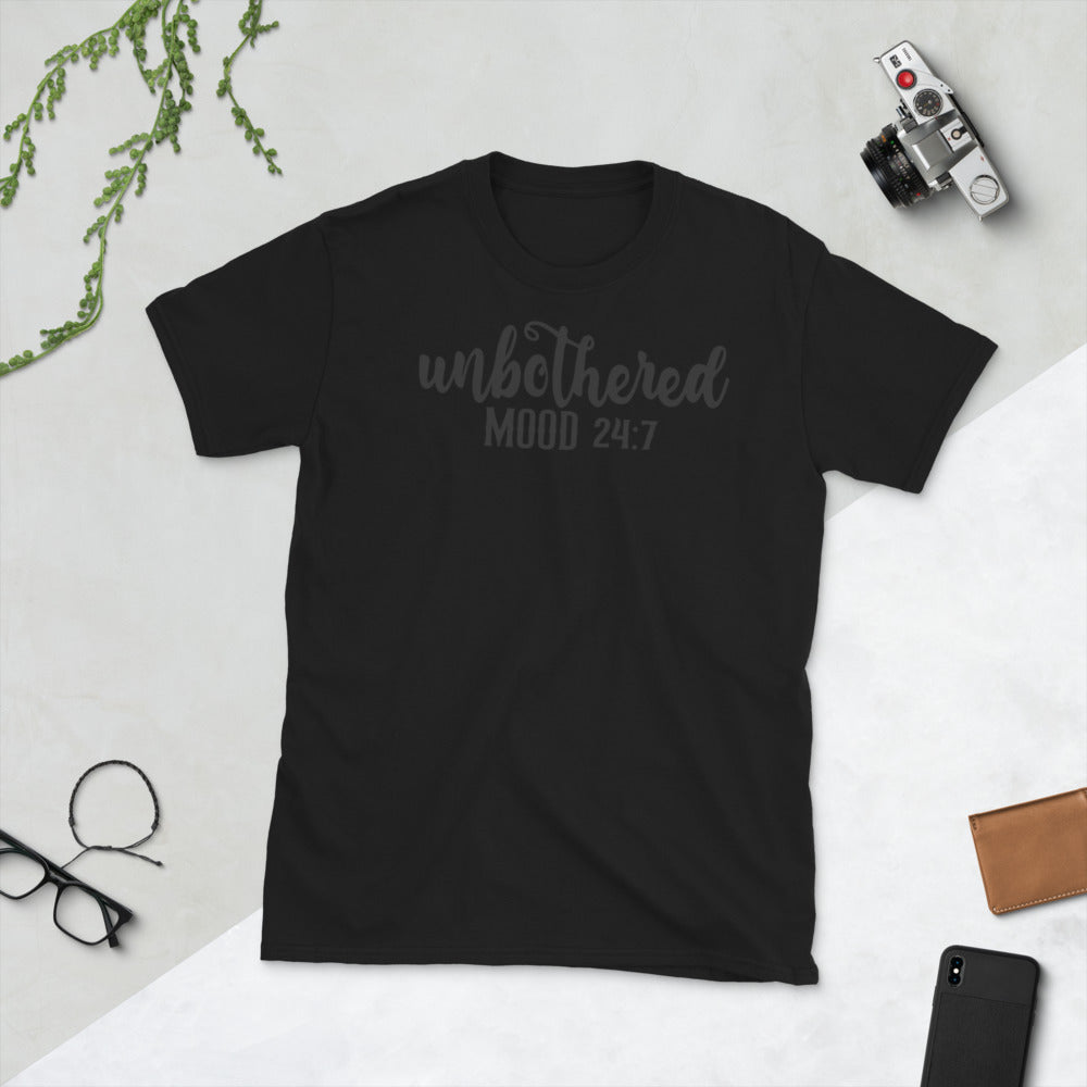 Unbothered Mood 24:7 Adult Unisex Tee