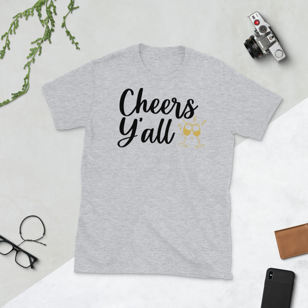 Cheers Y'all Softstyle Unisex Tee
