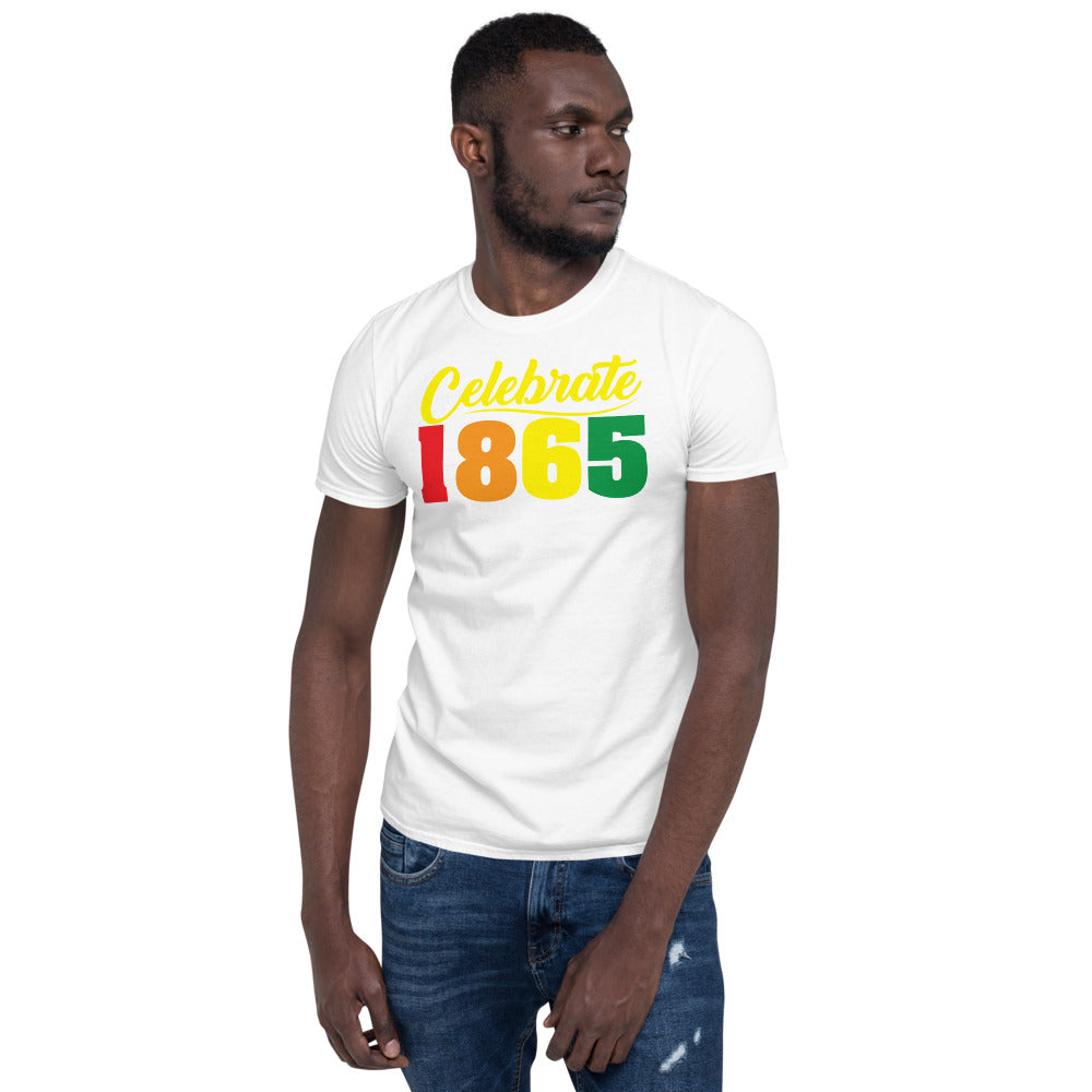 Celebrate 1865 Juneteenth Softstyle Unisex Tee
