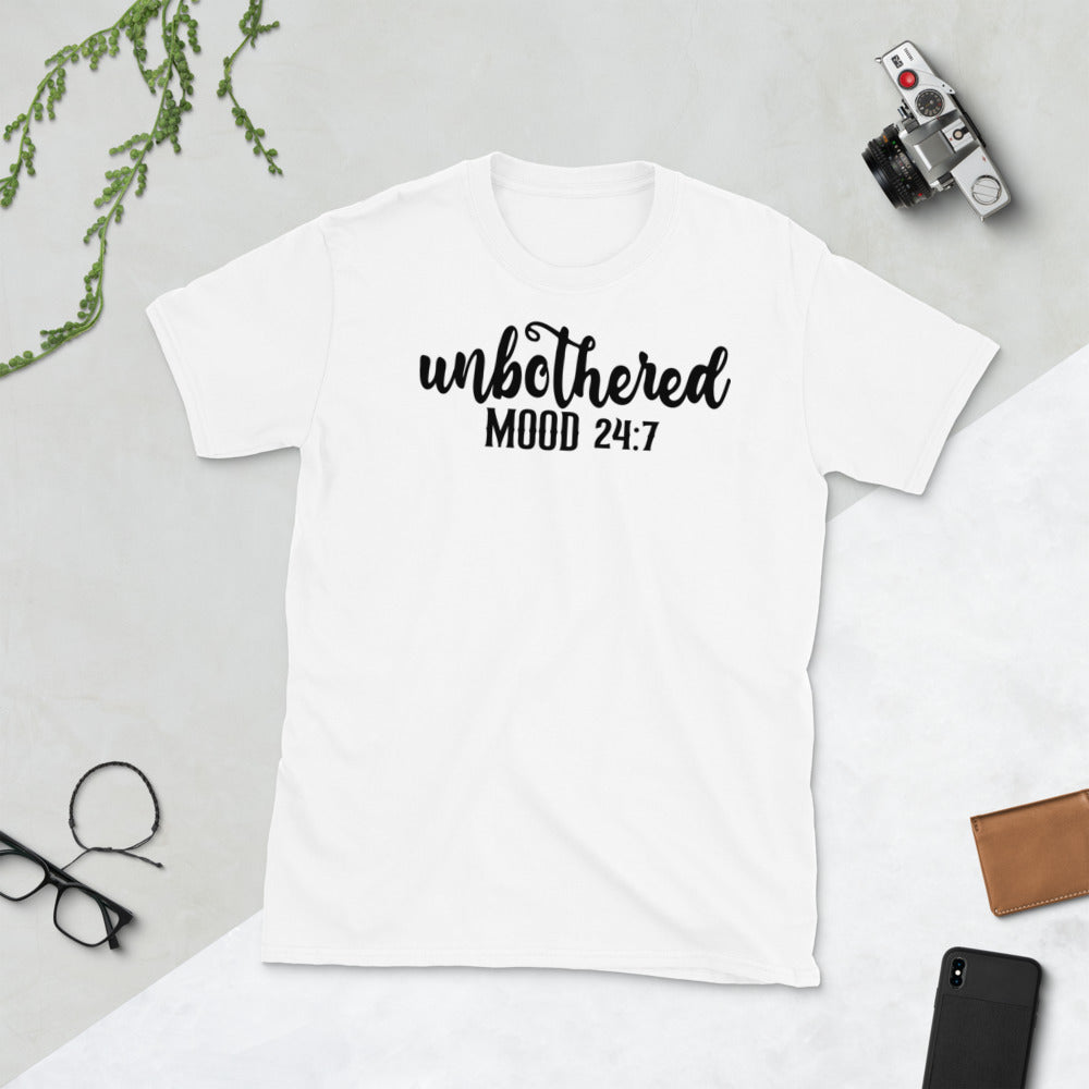 Unbothered Mood 24:7 Adult Unisex Tee