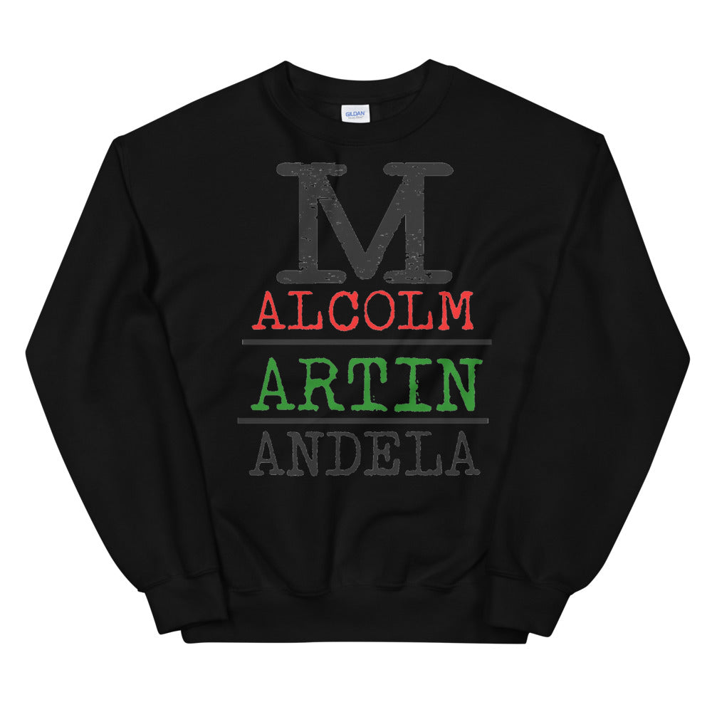 Malcolm Martin Mandela Softstyle Unisex Sweatshirt
