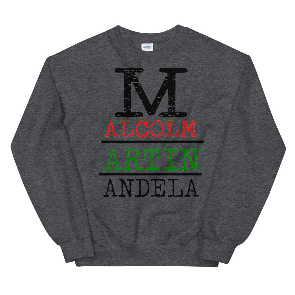 Malcolm Martin Mandela Softstyle Unisex Sweatshirt