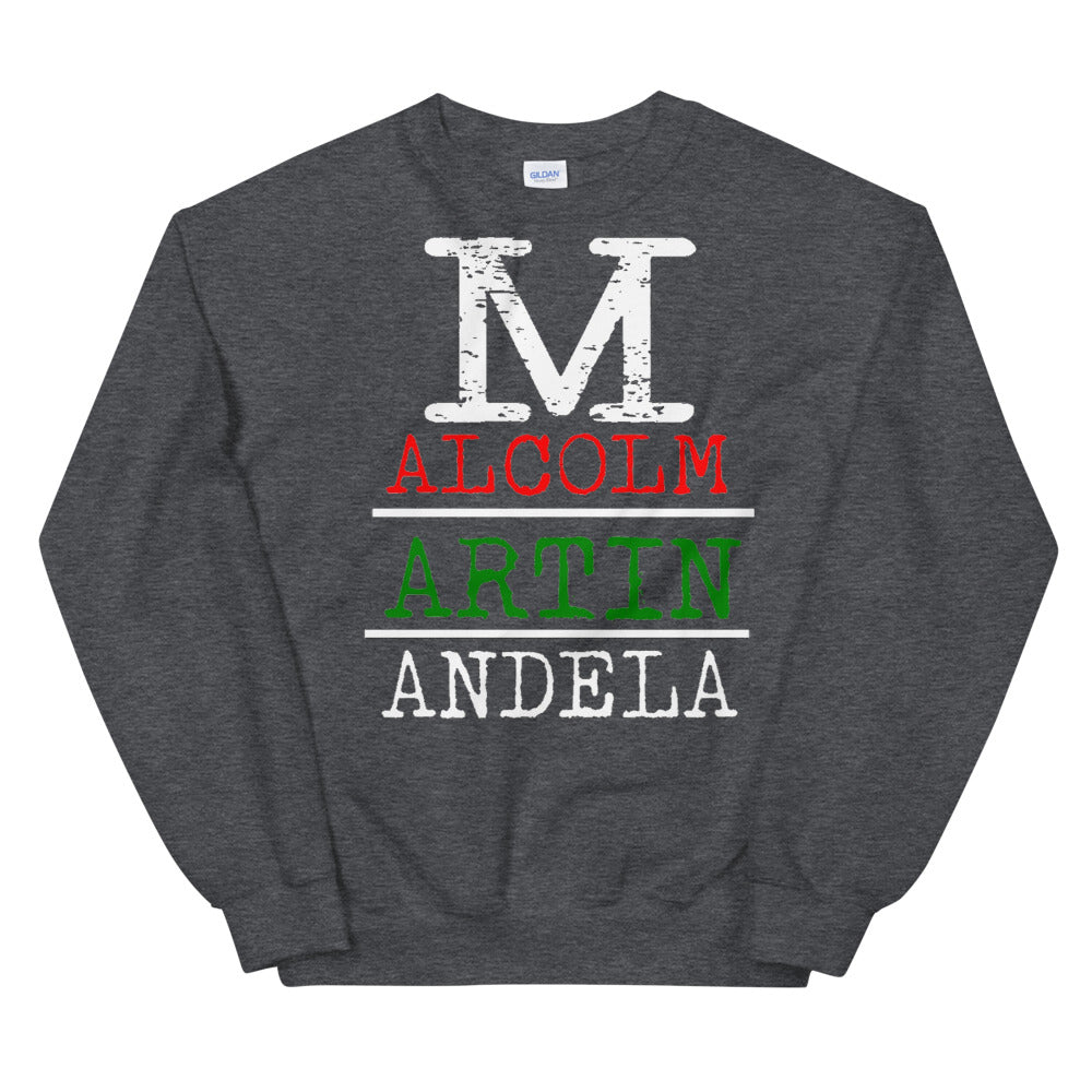 Malcolm Martin Mandela Softstyle Unisex Sweatshirt