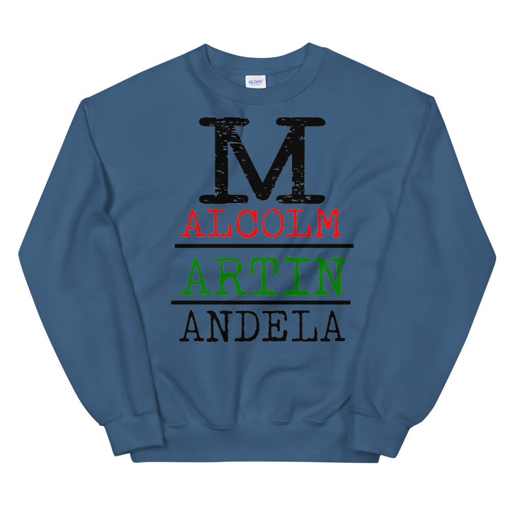 Malcolm Martin Mandela Softstyle Unisex Sweatshirt