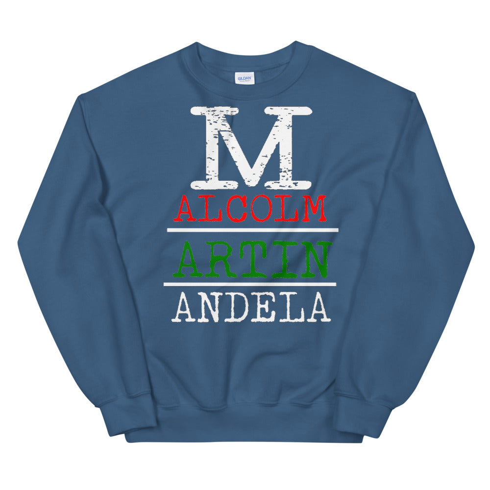 Malcolm Martin Mandela Softstyle Unisex Sweatshirt