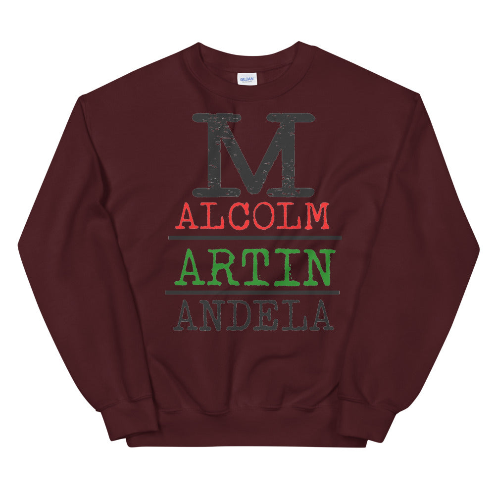 Malcolm Martin Mandela Softstyle Unisex Sweatshirt