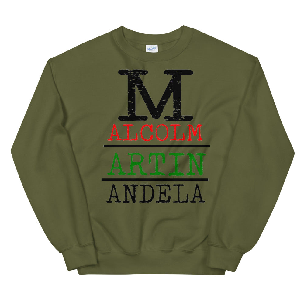 Malcolm Martin Mandela Softstyle Unisex Sweatshirt