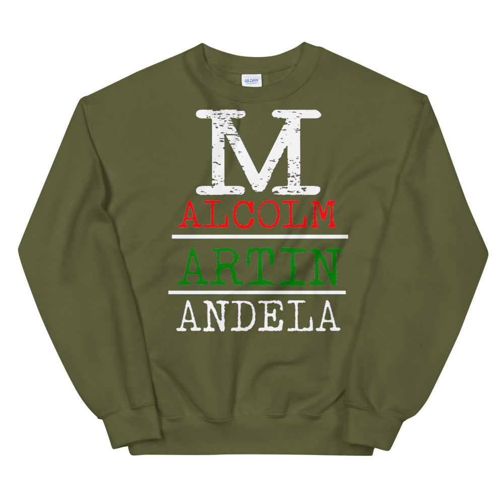 Malcolm Martin Mandela Softstyle Unisex Sweatshirt