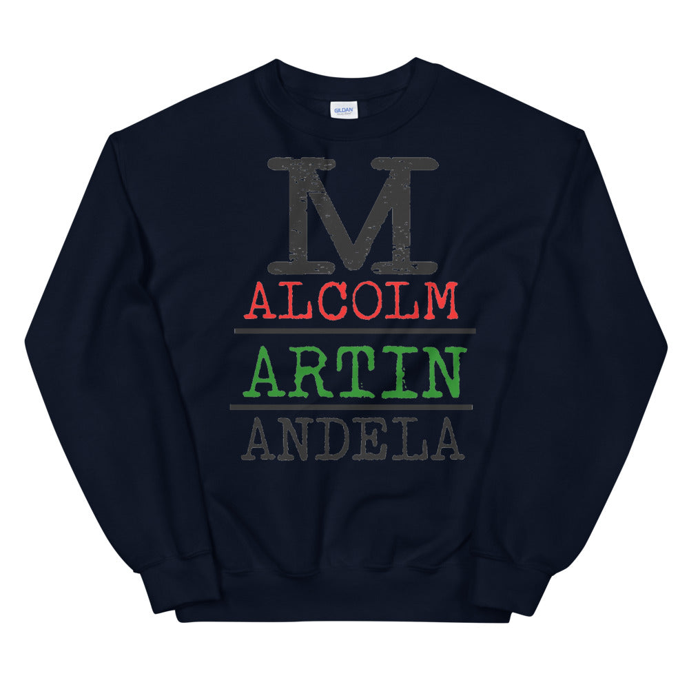 Malcolm Martin Mandela Softstyle Unisex Sweatshirt