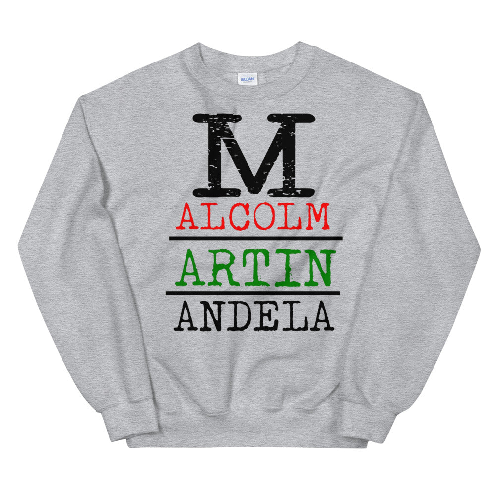 Malcolm Martin Mandela Softstyle Unisex Sweatshirt