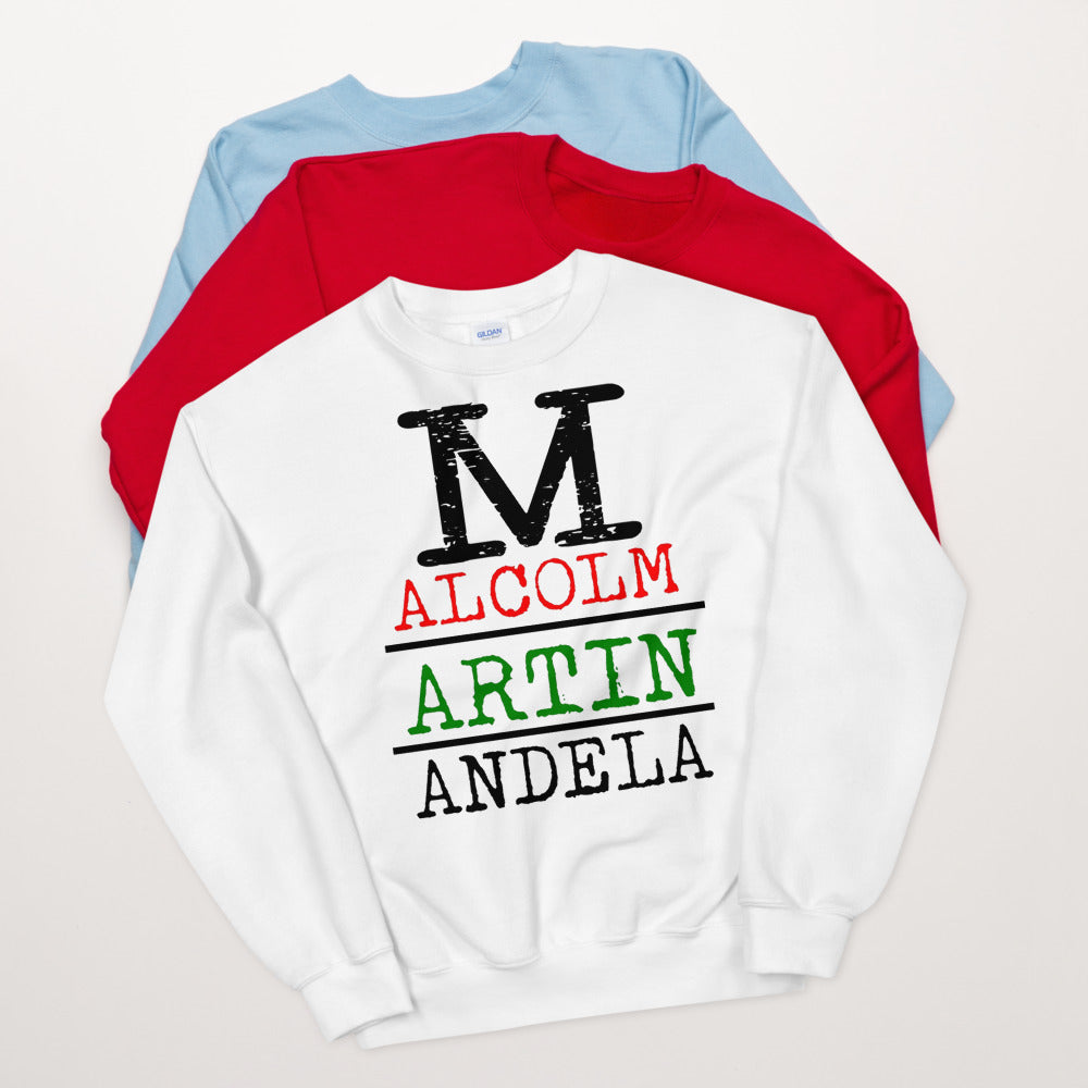 Malcolm Martin Mandela Softstyle Unisex Sweatshirt