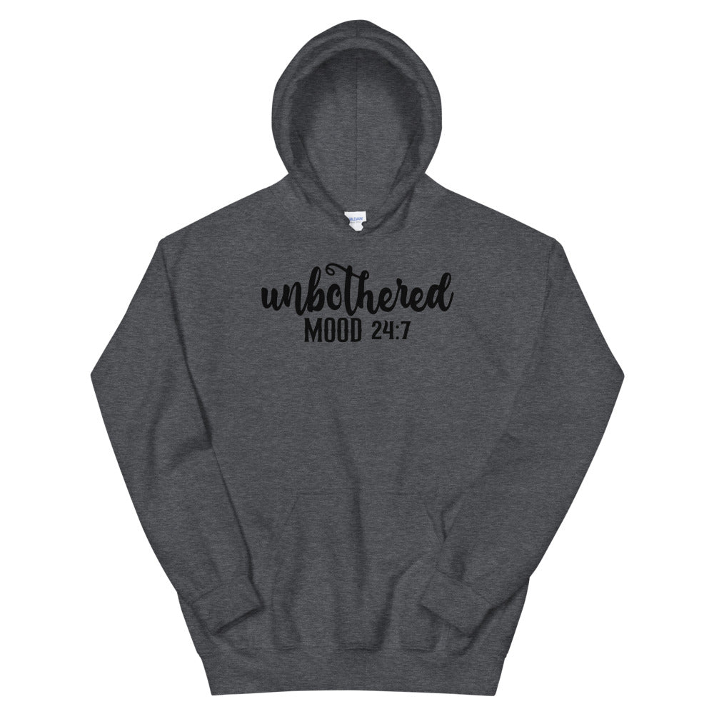 Unbothered 24:7 Adult Unisex Hoodie