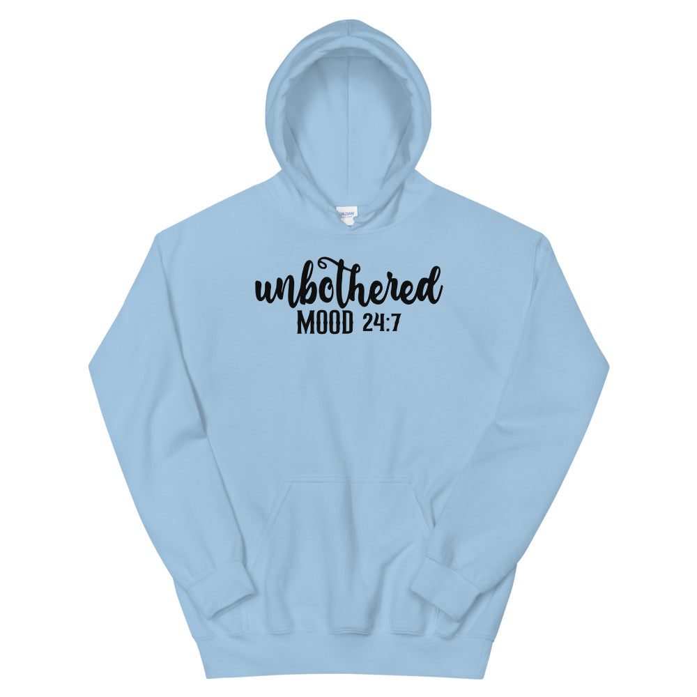Unbothered 24:7 Adult Unisex Hoodie