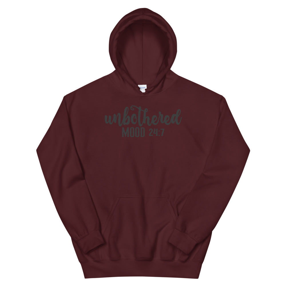 Unbothered 24:7 Adult Unisex Hoodie