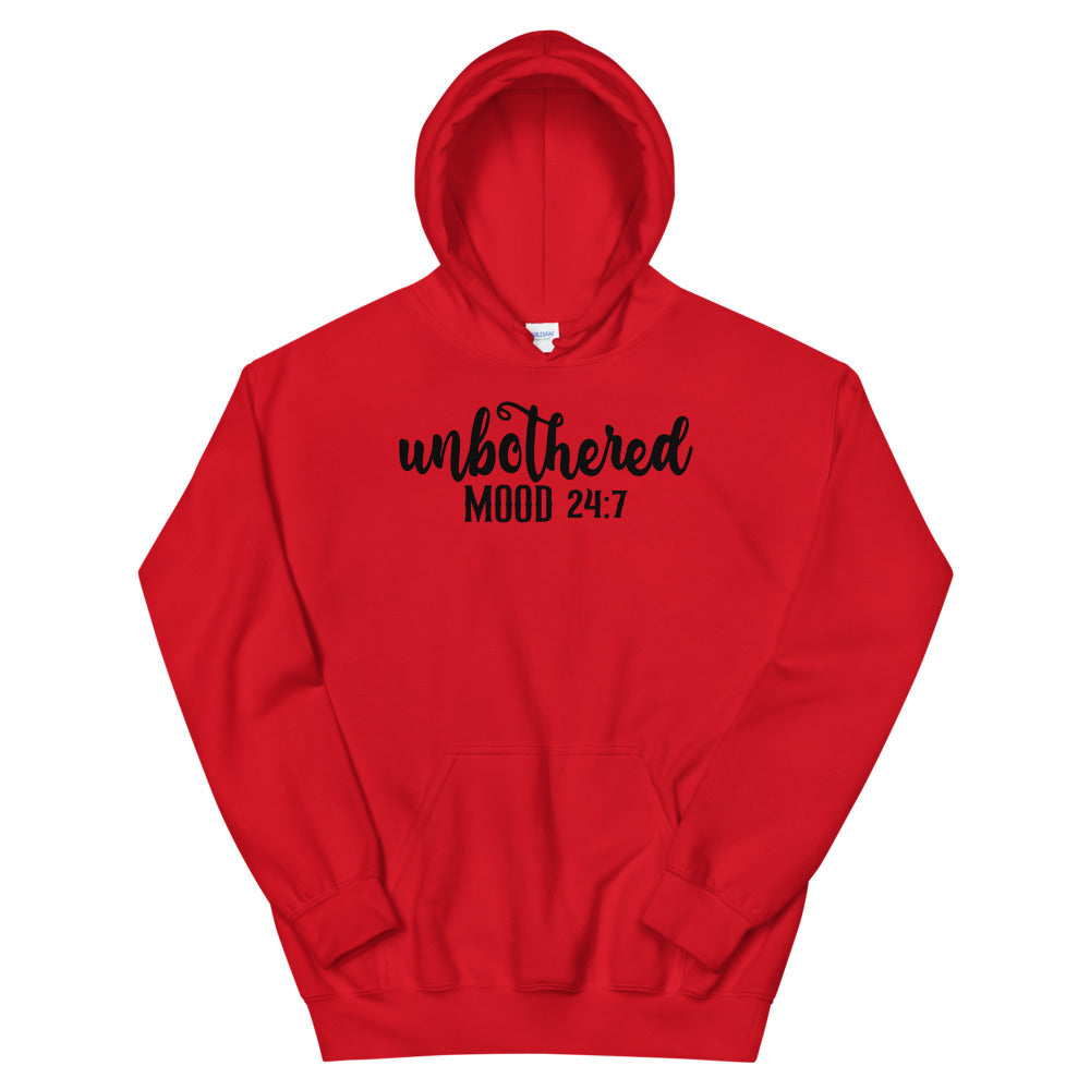 Unbothered 24:7 Adult Unisex Hoodie