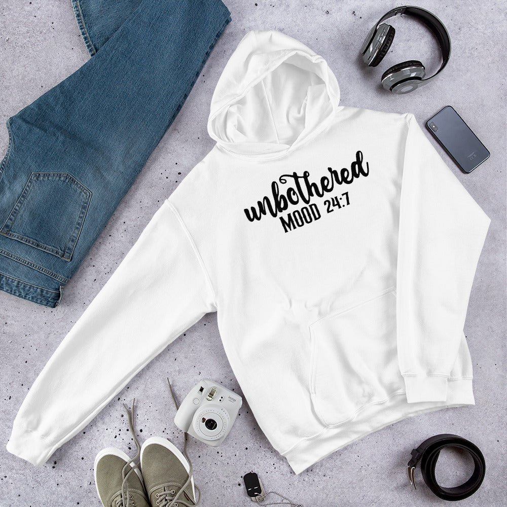 Unbothered 24:7 Adult Unisex Hoodie