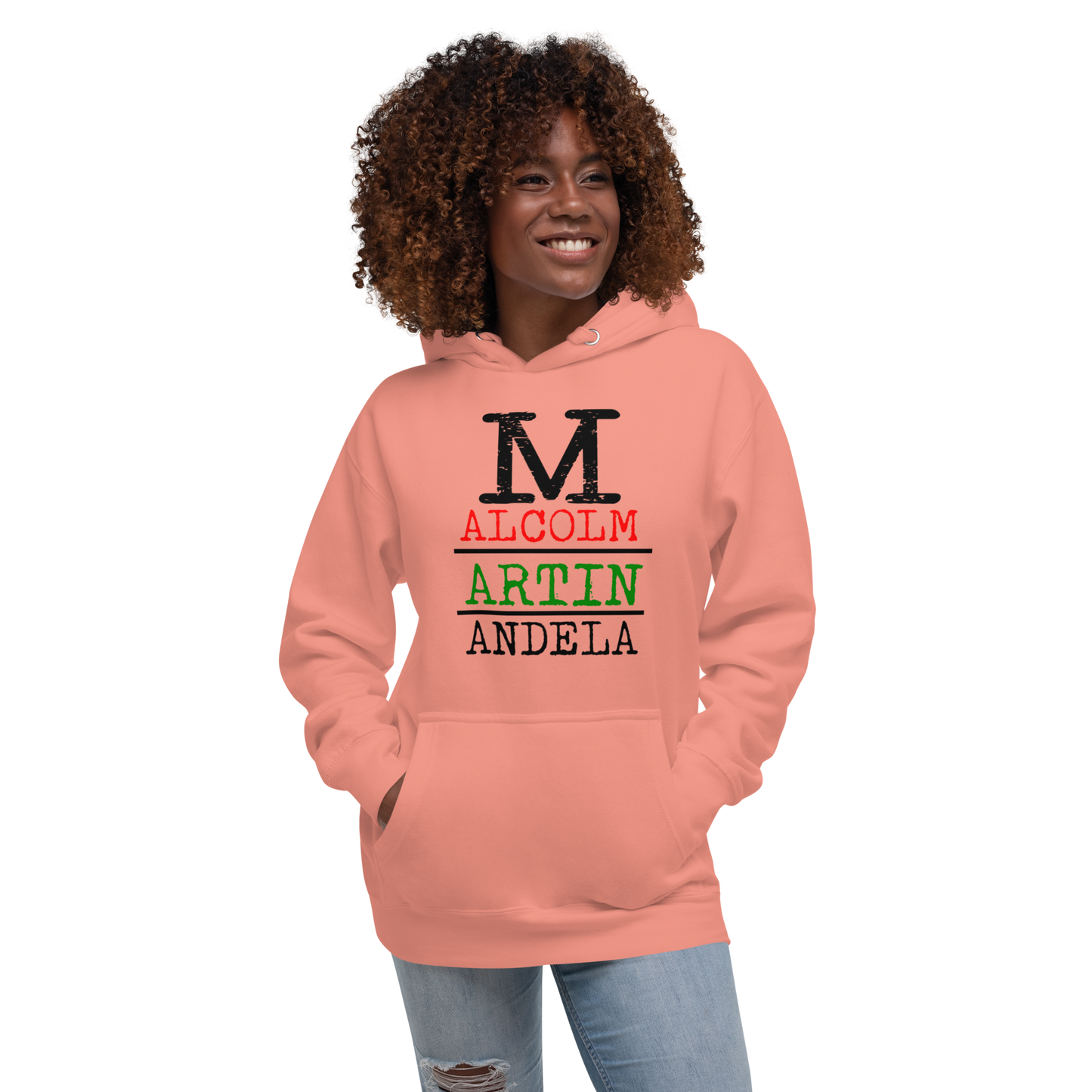 Malcolm Martin Mandela Premium Soft Unisex Adult Hoodie