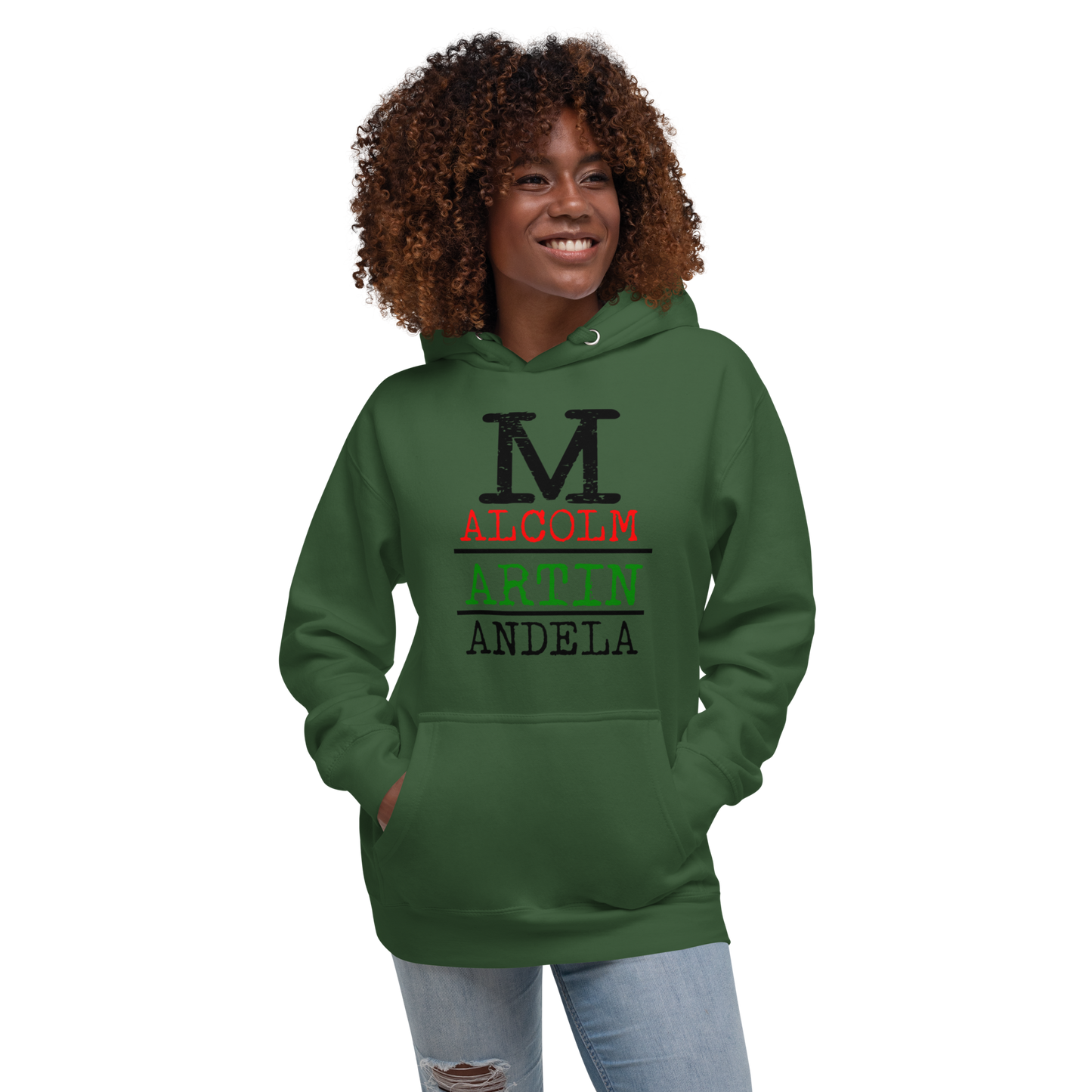 Malcolm Martin Mandela Premium Soft Unisex Adult Hoodie