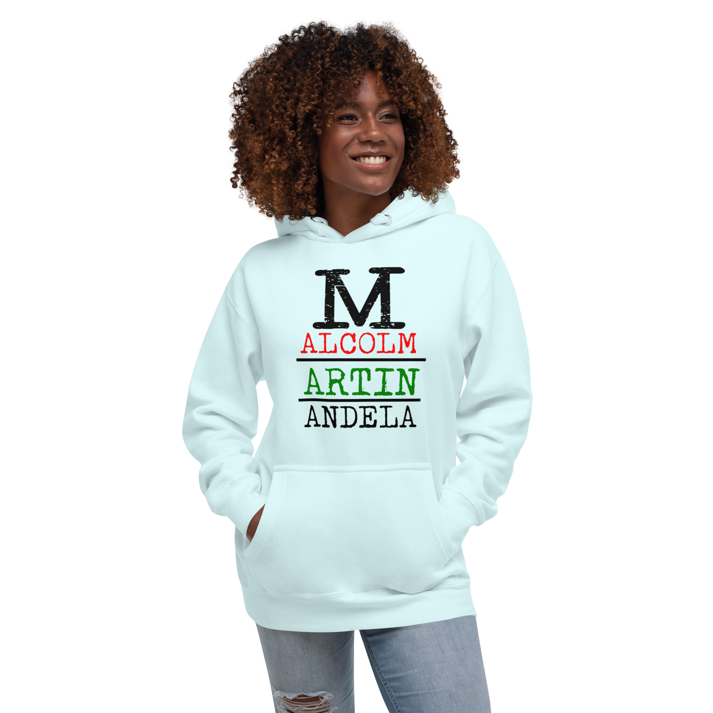 Malcolm Martin Mandela Premium Soft Unisex Adult Hoodie