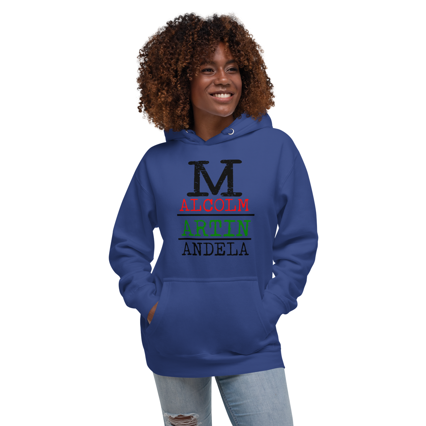 Malcolm Martin Mandela Premium Soft Unisex Adult Hoodie