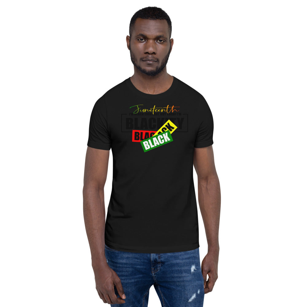 Juneteenth Black Black Premium Soft Unisex Tee