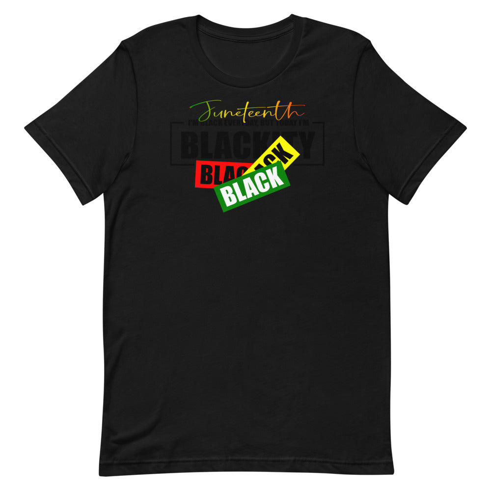 Juneteenth Black Black Premium Soft Unisex Tee