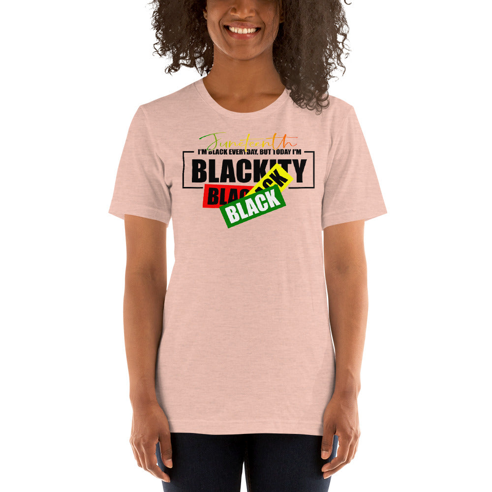 Juneteenth Black Black Premium Soft Unisex Tee