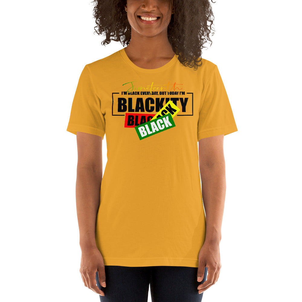 Juneteenth Black Black Premium Soft Unisex Tee