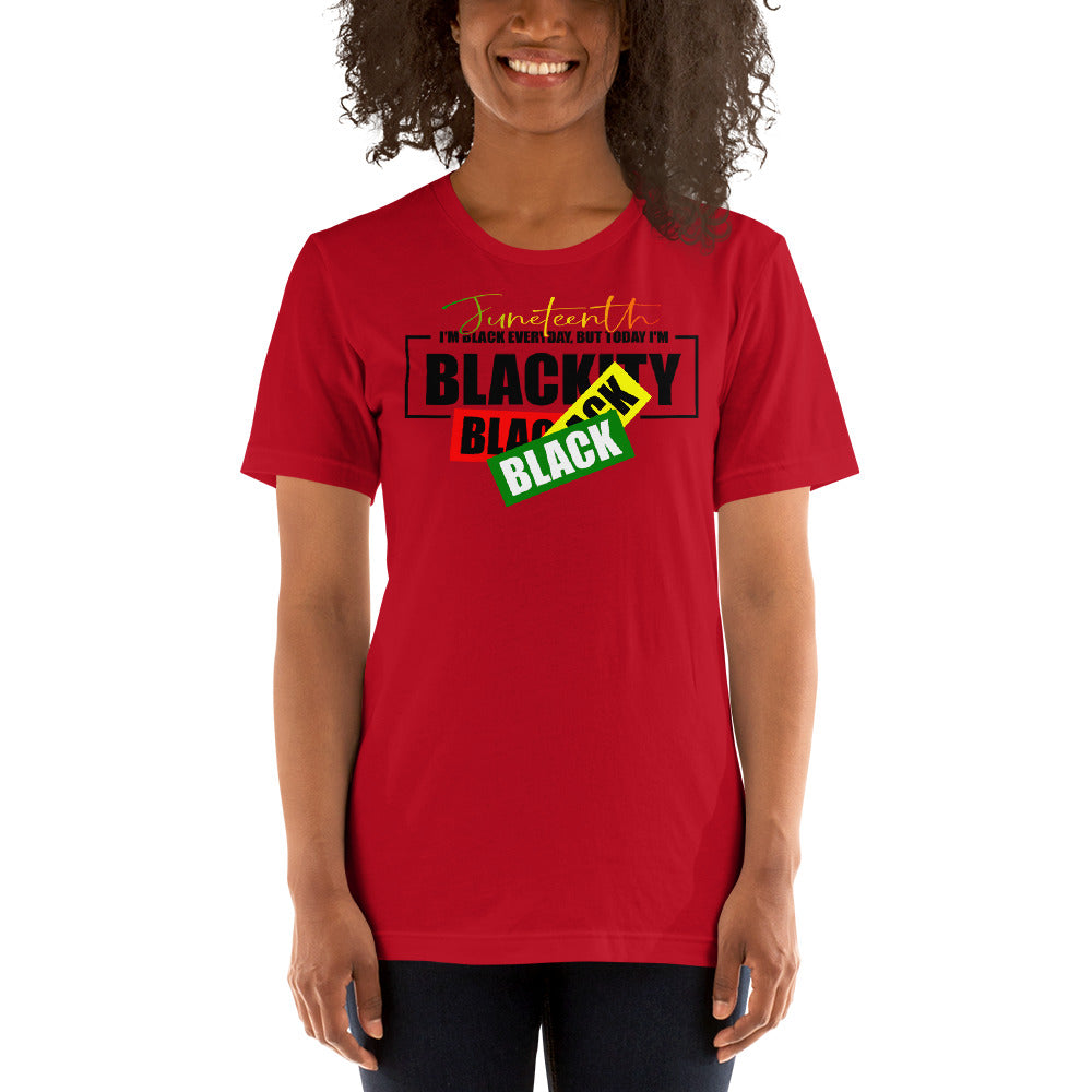Juneteenth Black Black Premium Soft Unisex Tee