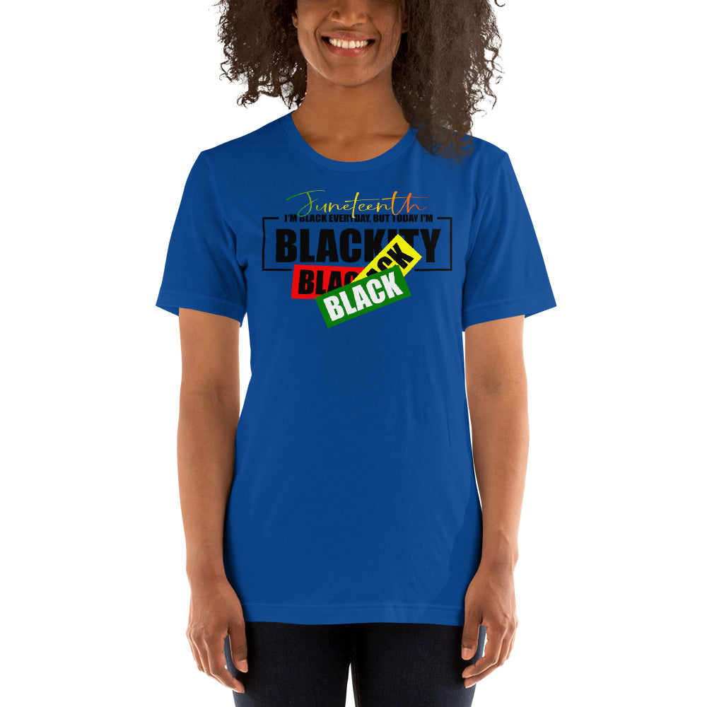 Juneteenth Black Black Premium Soft Unisex Tee